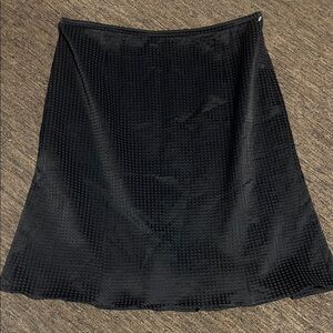 Giorgio Armani Textured Black A-Line Skirt
